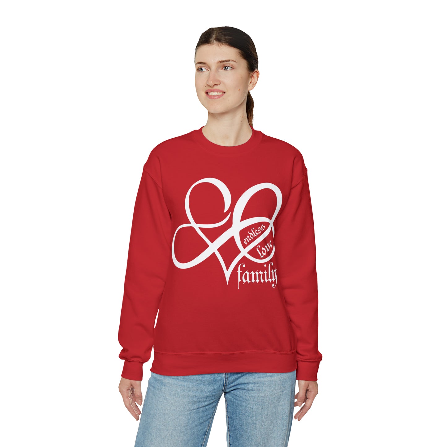 Family endless love Crewneck Sweatshirt