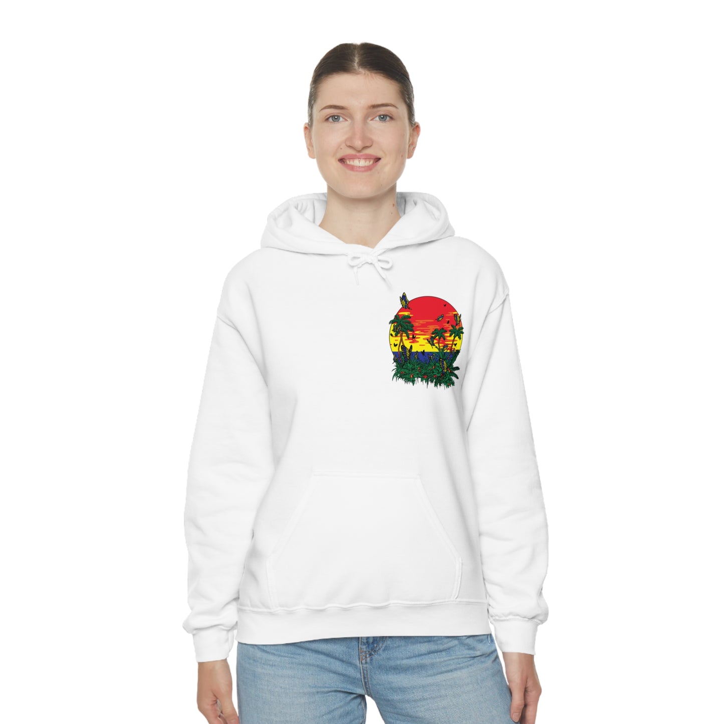 Sunset Butterfly Vibes Hoodie