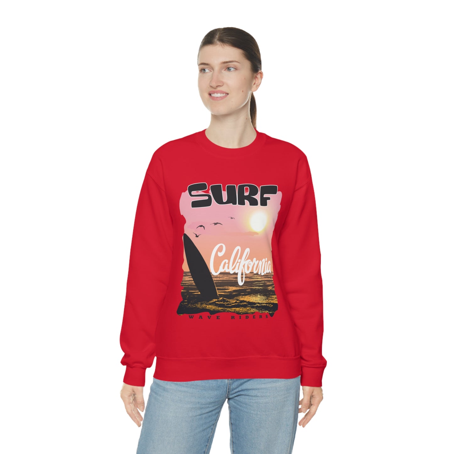 Wave Riders California Crewneck Sweatshirt