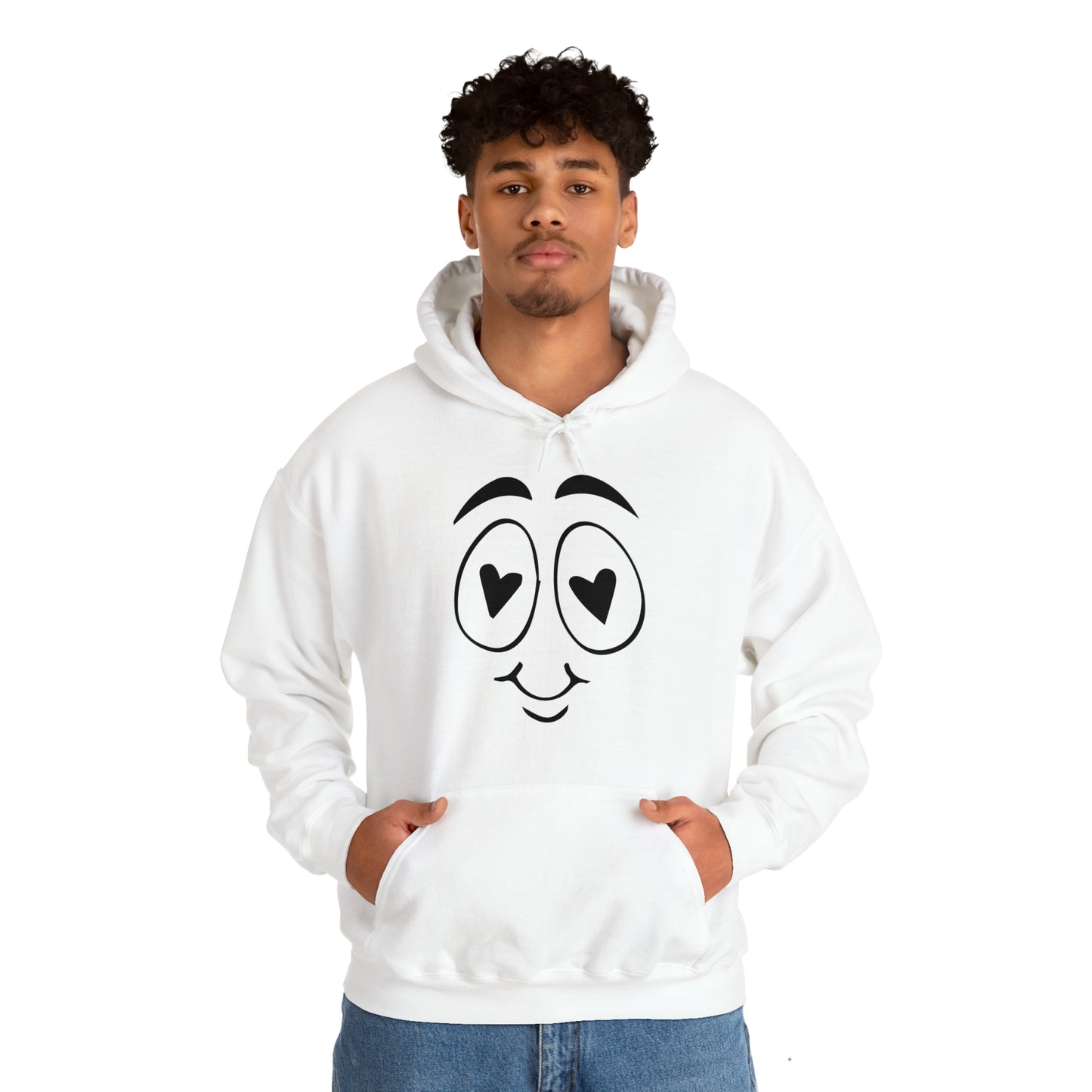 In Love face Hoodie