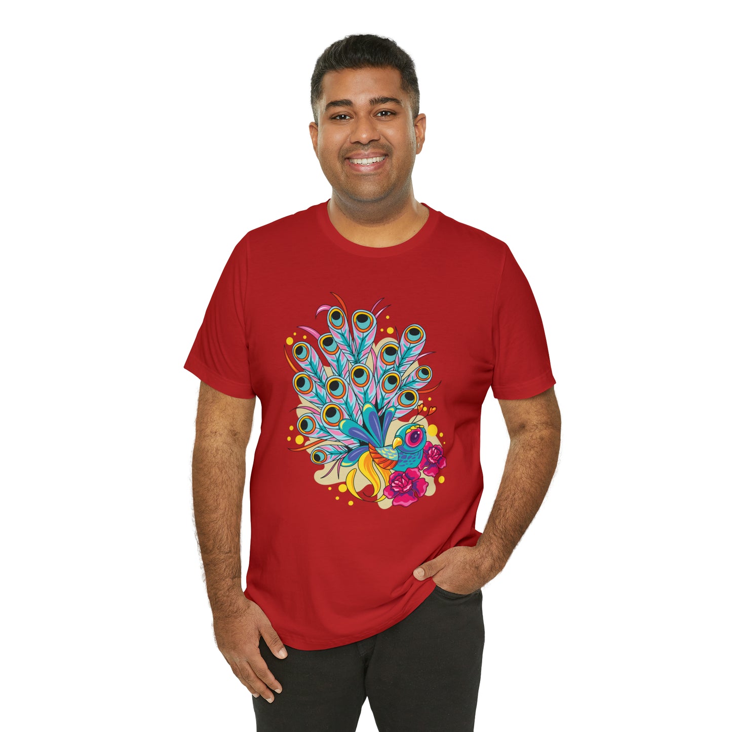 Colorful Peacock T-Shirt