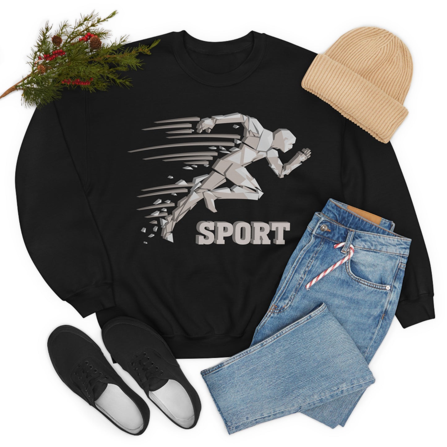 Running is a Sport Crewneck Sweatshirt