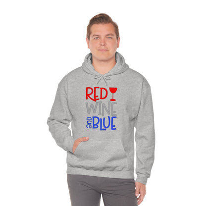 Red Wine Blue Hoodie