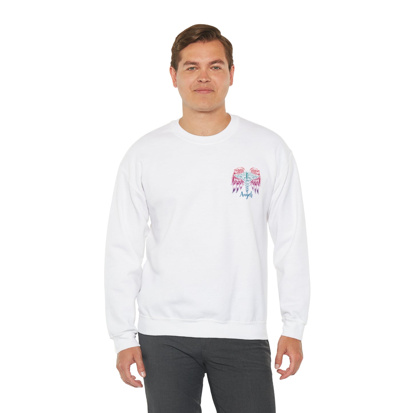 God wonderful angels are nurses Crewneck Sweatshirt