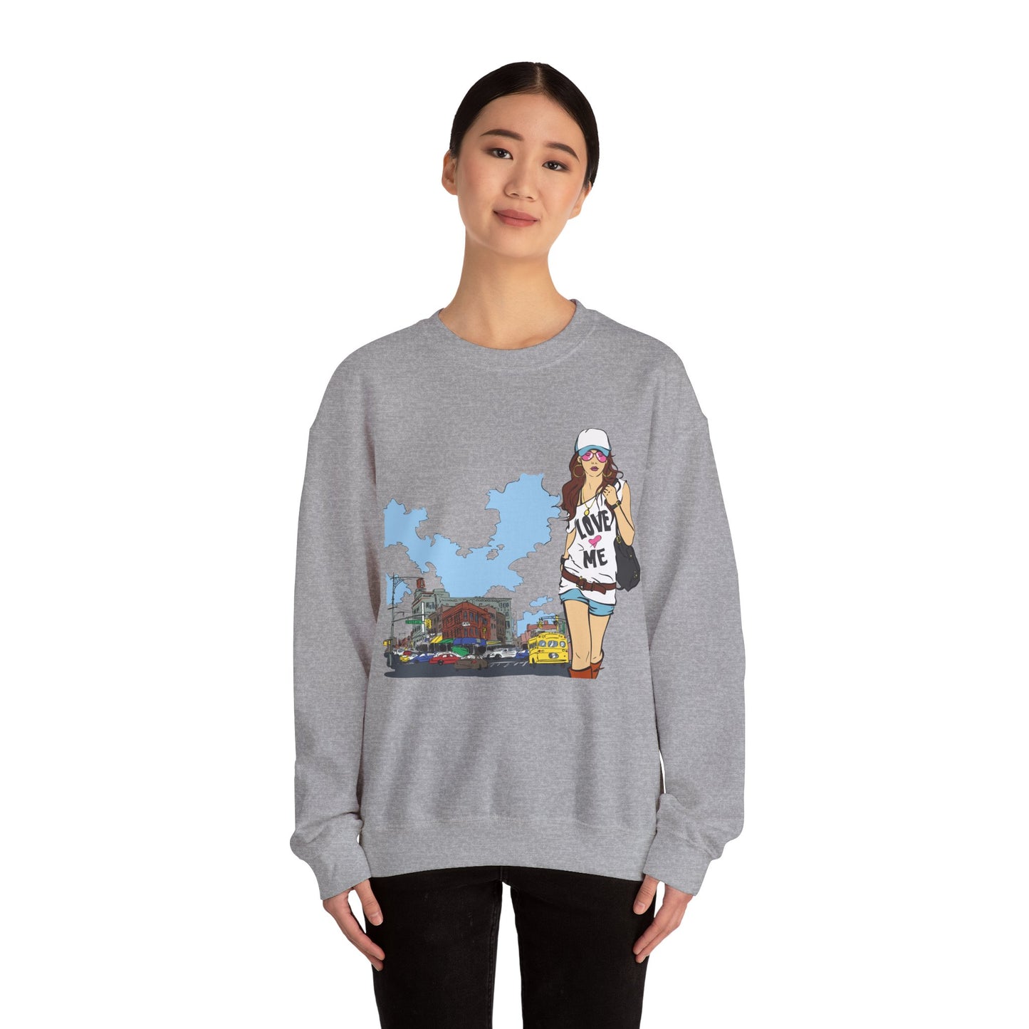 Street fashion Crewneck Sweatshirt