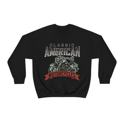 Classic American motorcycles Crewneck Sweatshirt