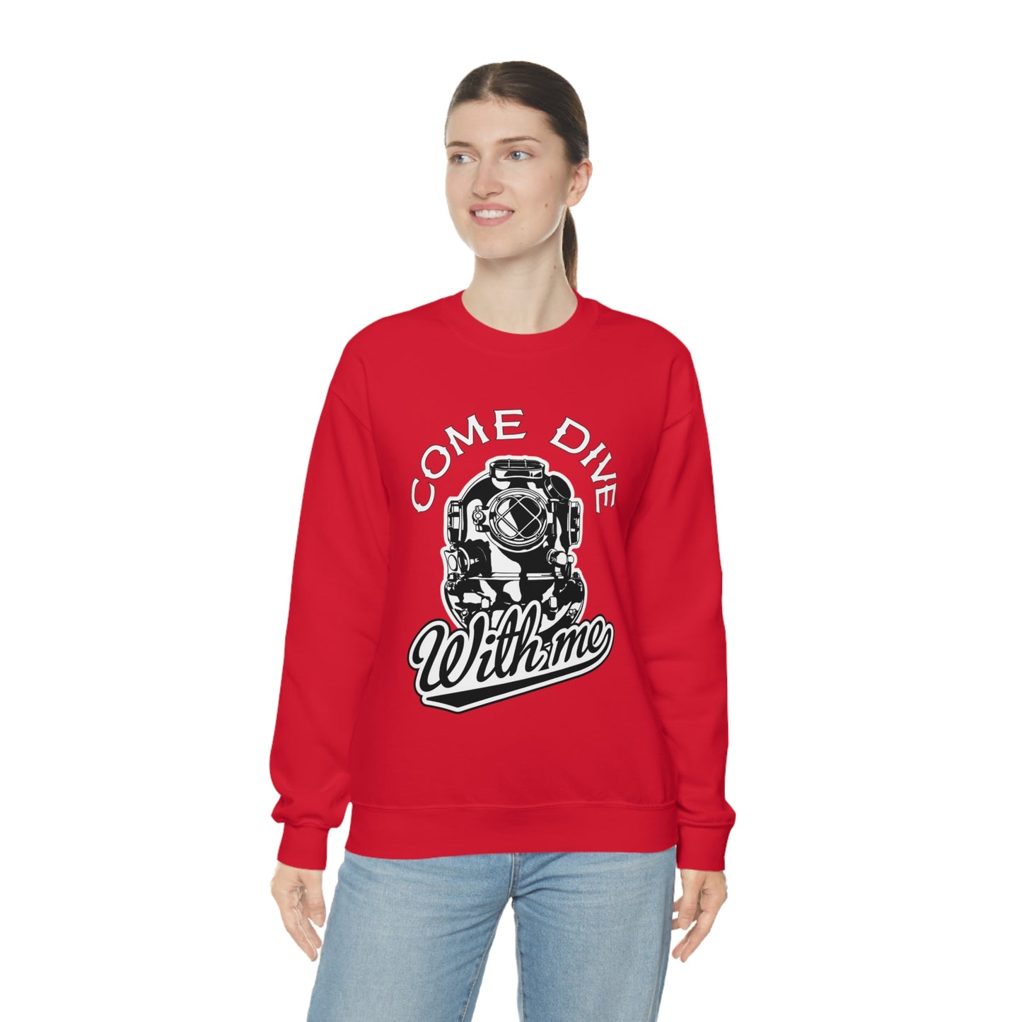 Dive with me Crewneck Sweatshirt