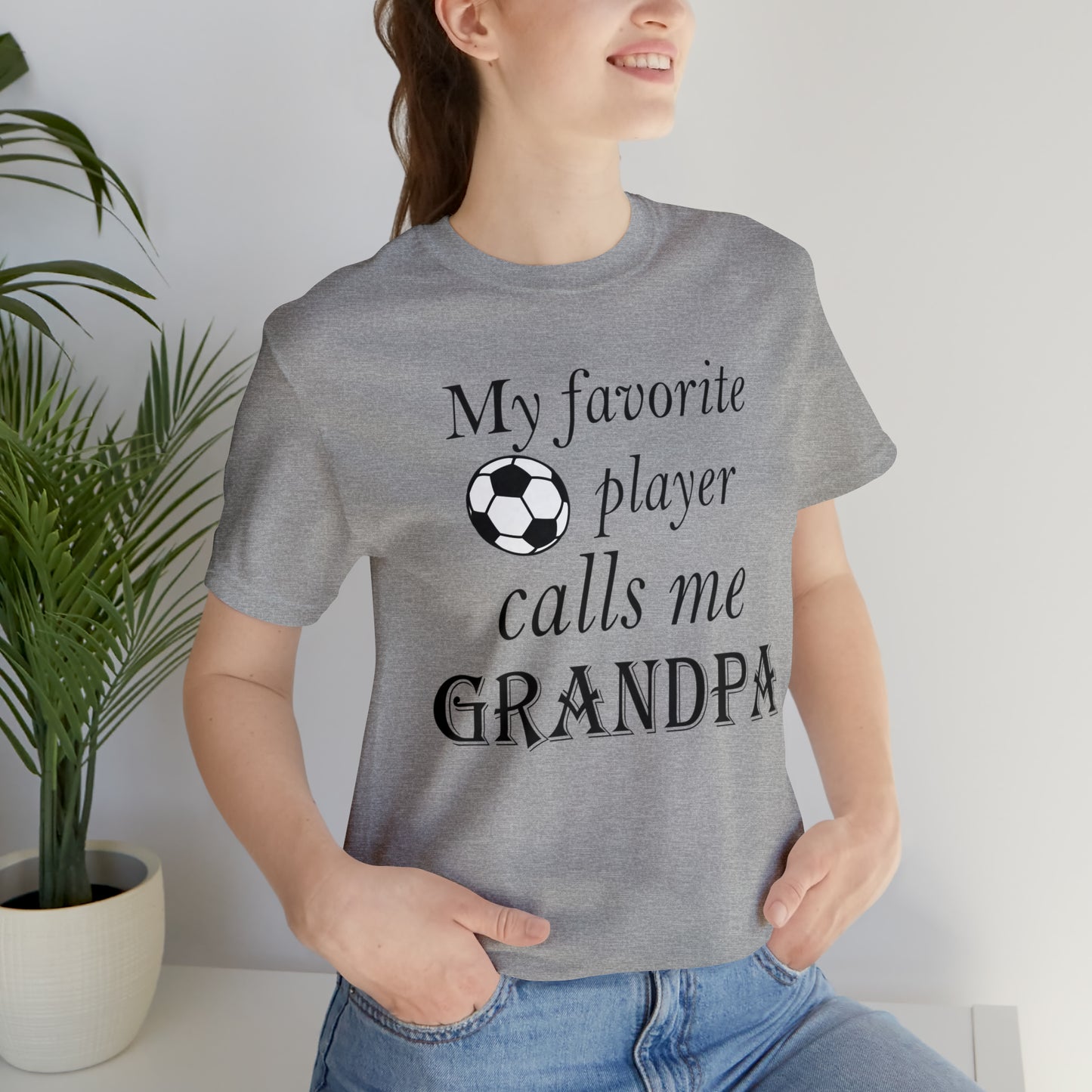 Grandpa Favorite Soccer Player T-Shirt