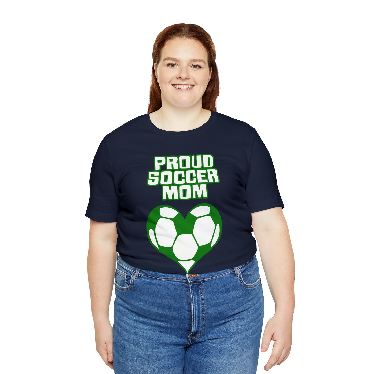 Proud -soccer-mom Heart T-Shirt