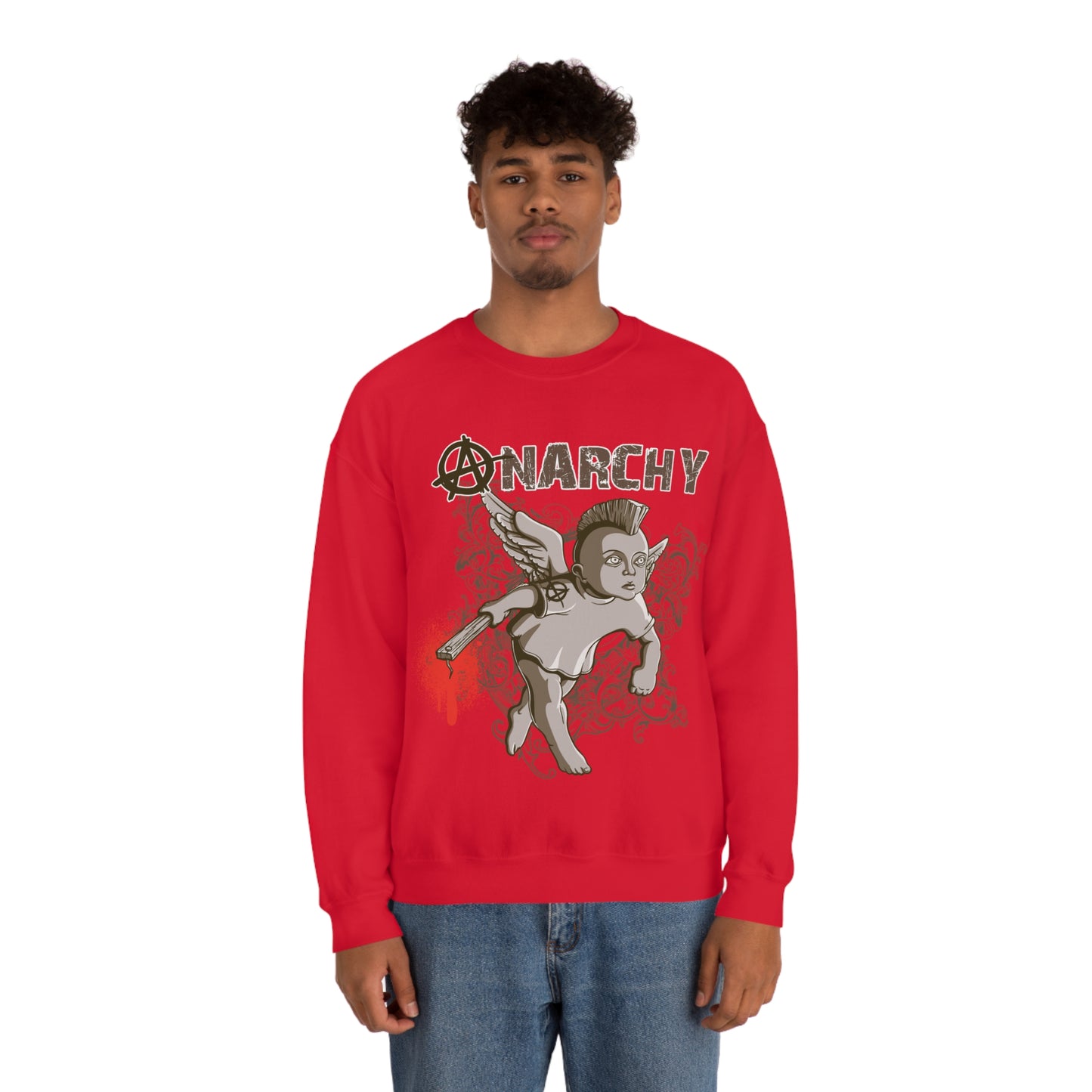 Anarchy Angel Crewneck Sweatshirt