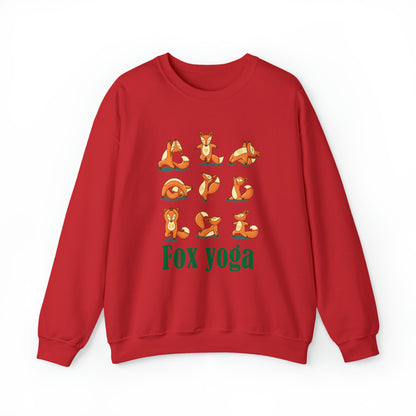 Fox yoga Crewneck Sweatshirt