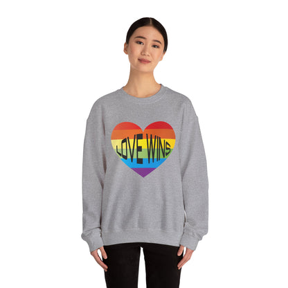 Love wins LGBTQ Crewneck Sweatshirt