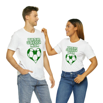 Proud -soccer-mom Heart T-Shirt