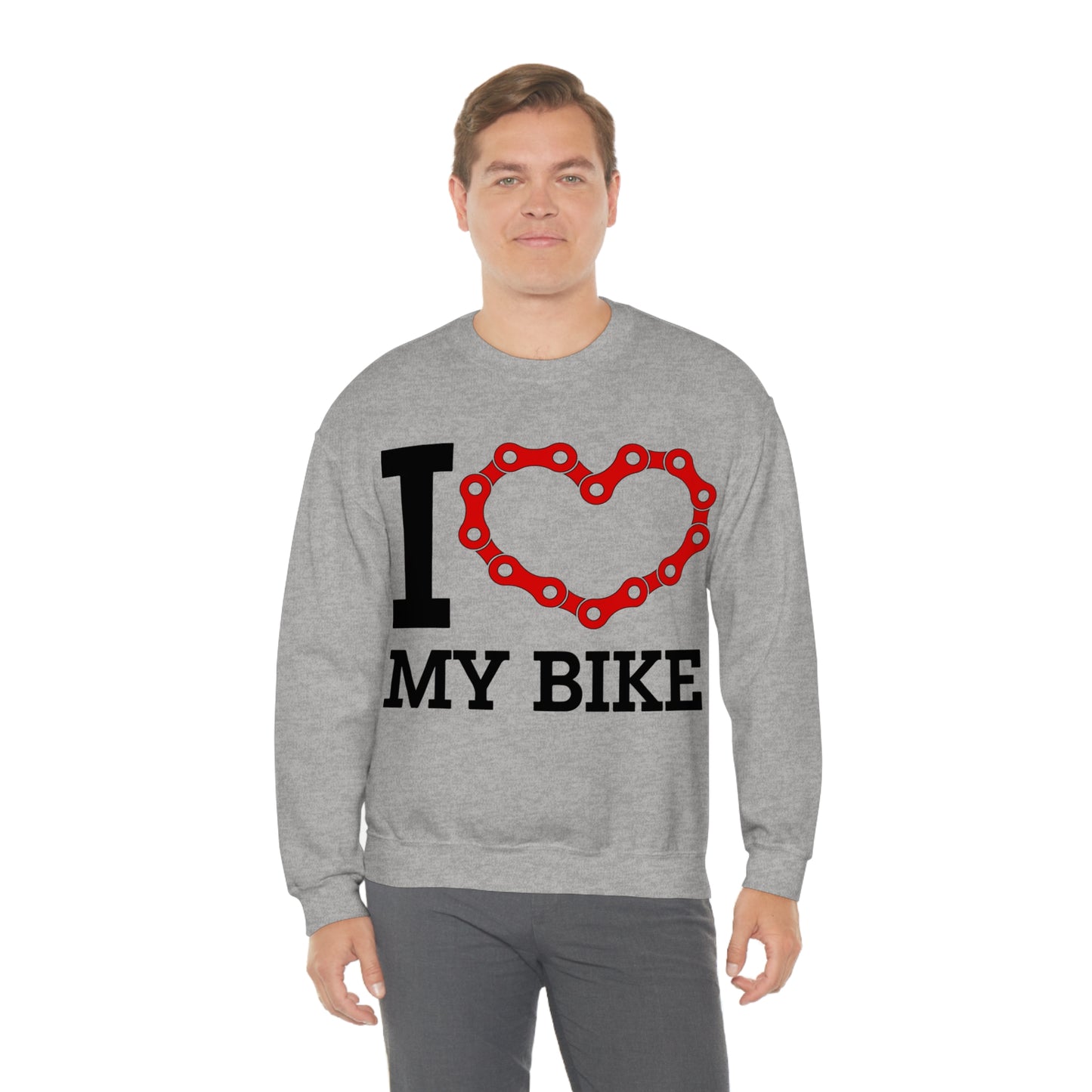 I love my bike Crewneck Sweatshirt