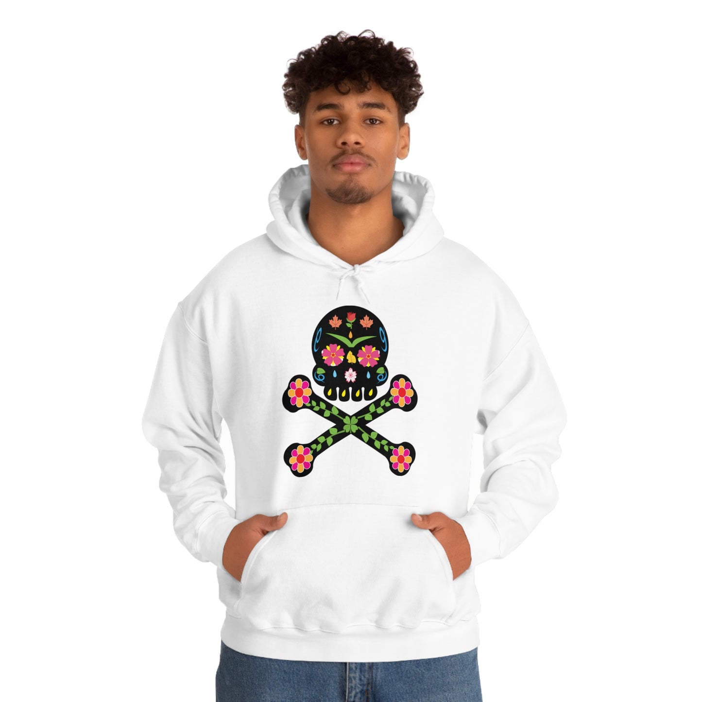 Day of the Dead Skull Hoodie