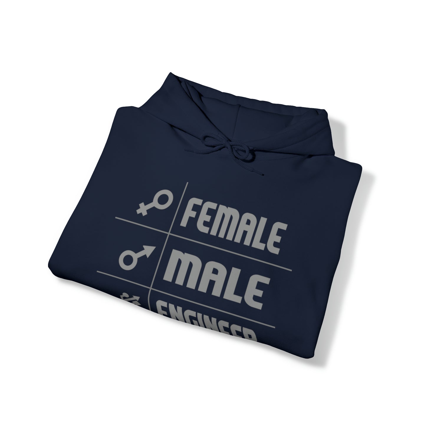 Female - male- engineer Hoodie