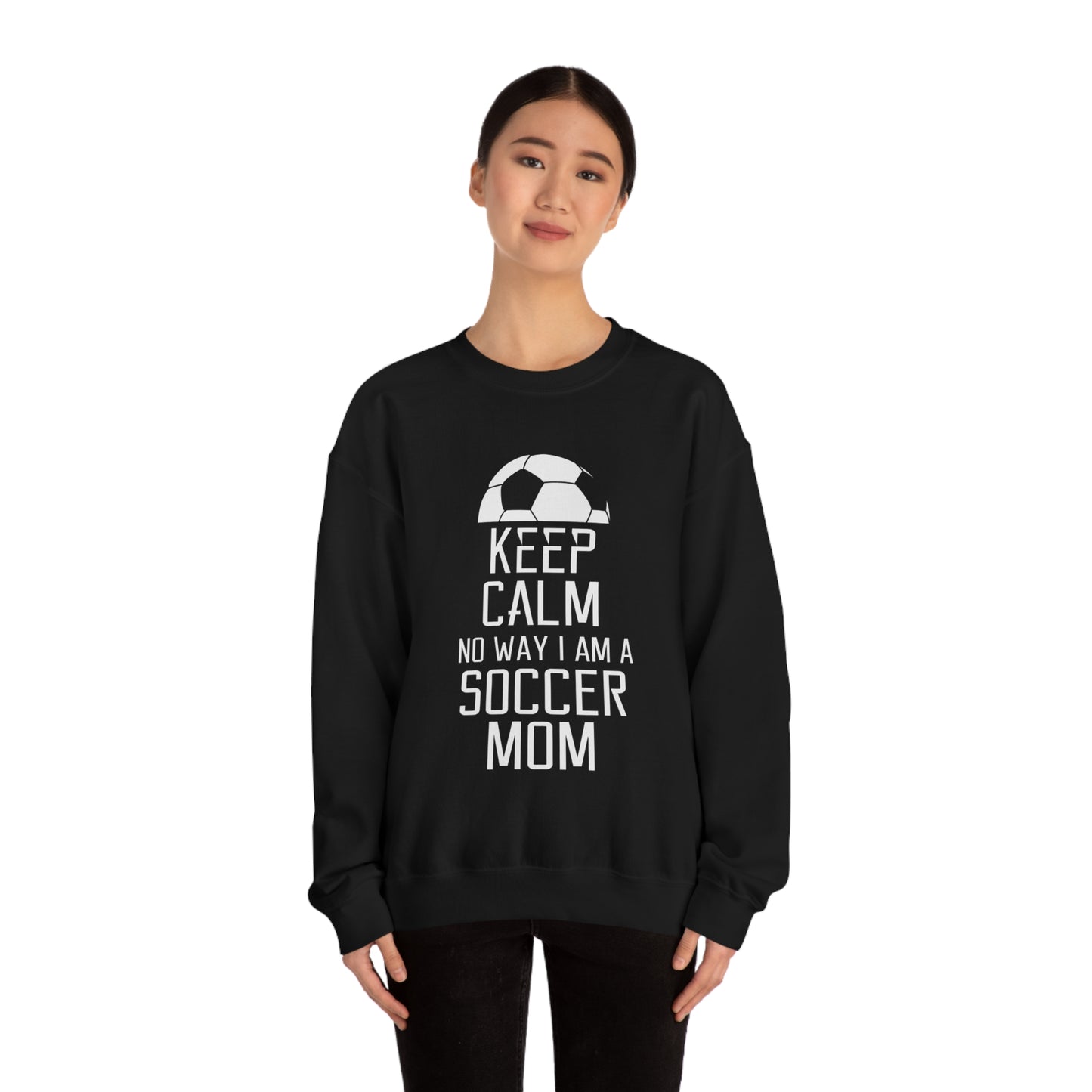 Keep calm soccer mom Crewneck Sweatshirt