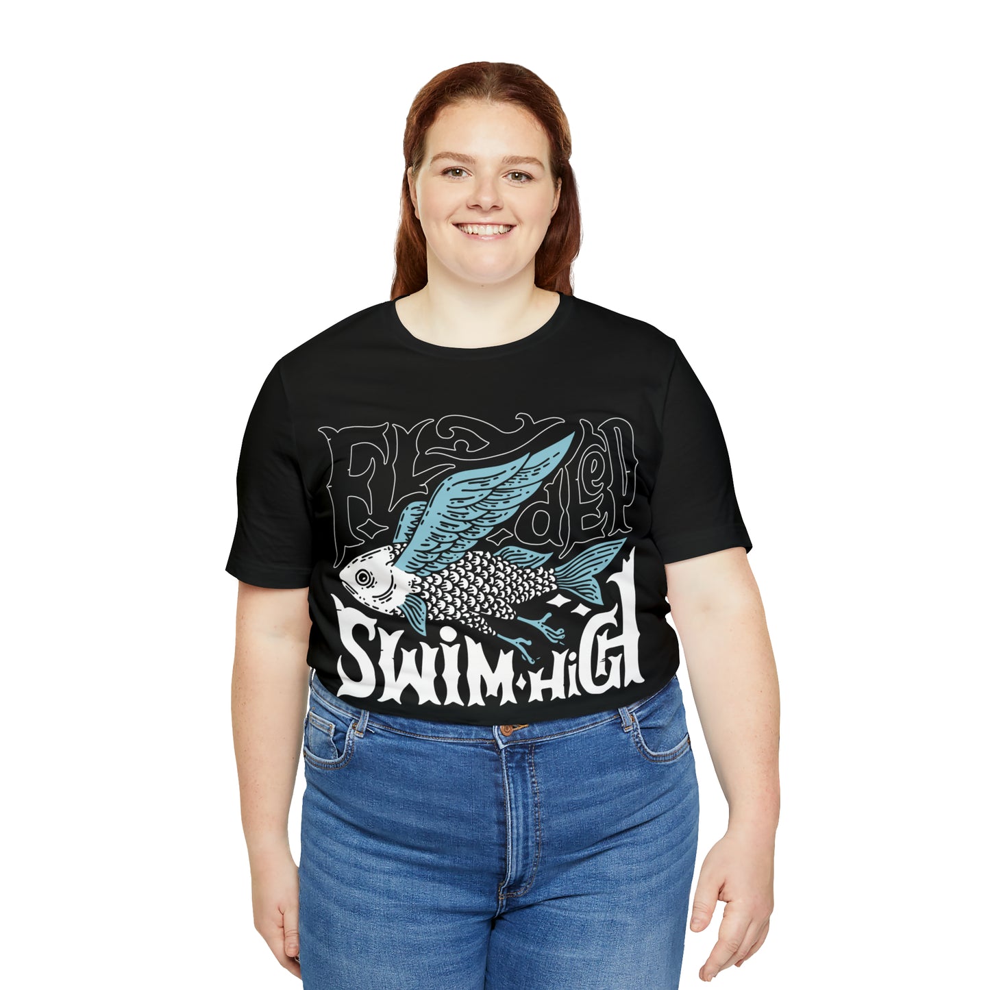 Fly deep swim high T-Shirt