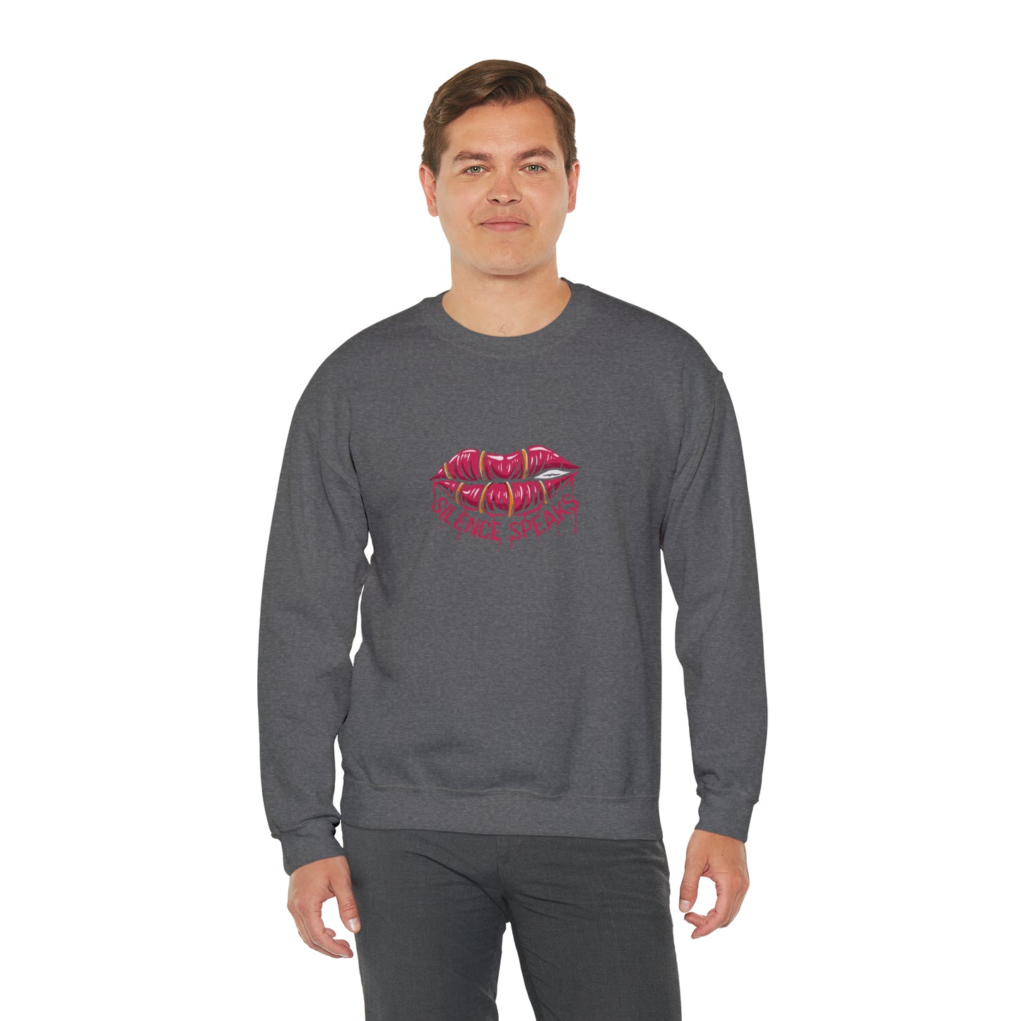 Silence Speaks Crewneck Sweatshirt