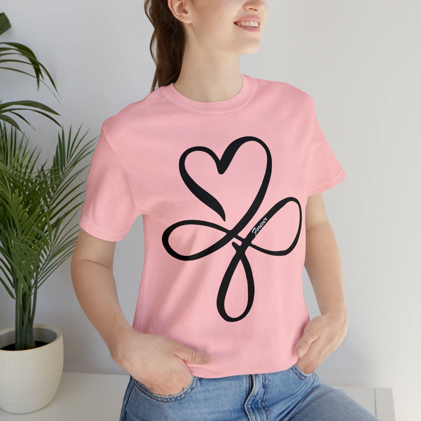 Heart symbol Love Infinity symbol Forever T-Shirt