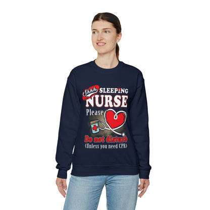 Sleeping nurse Crewneck Sweatshirt