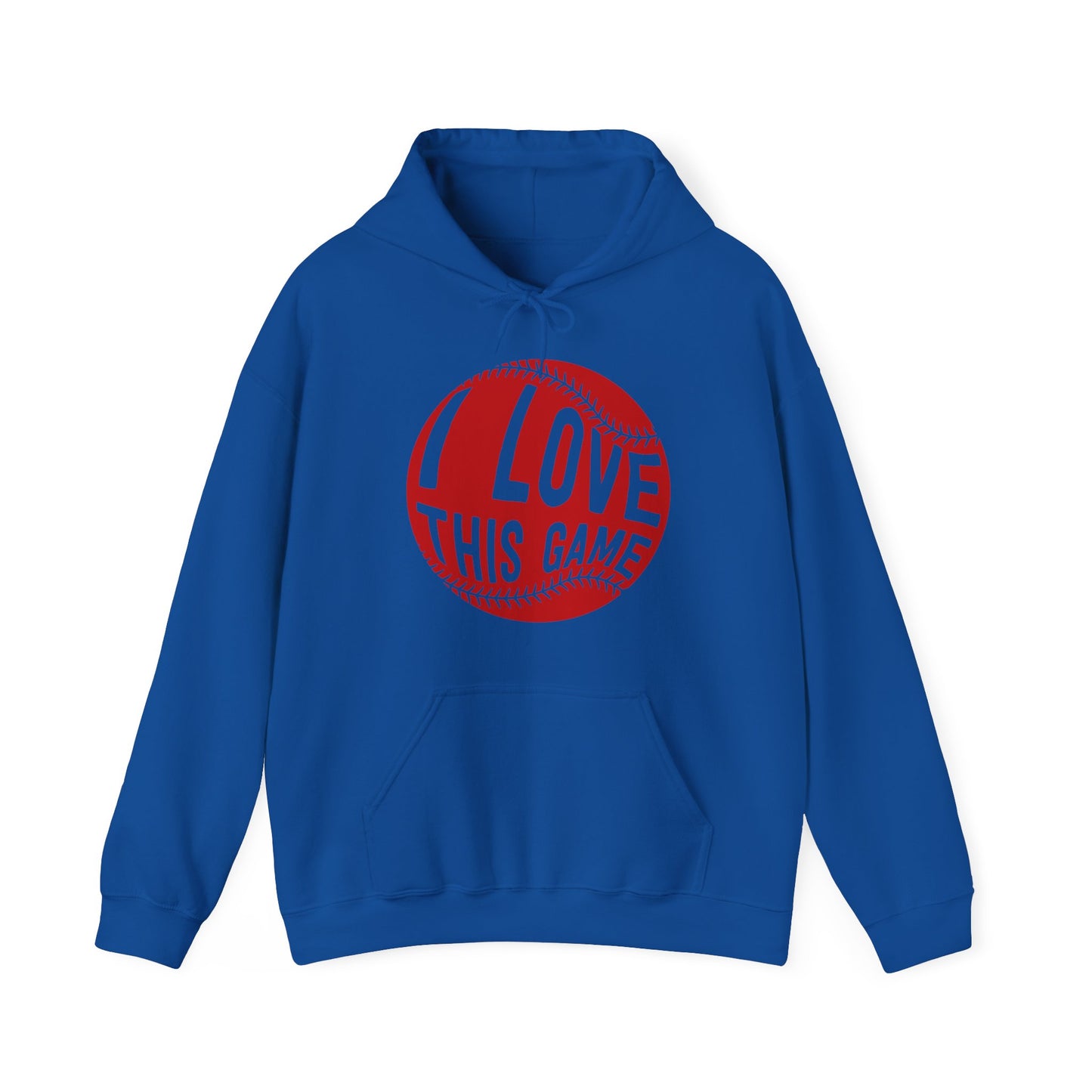 I Love This Game Baseball Hoodie