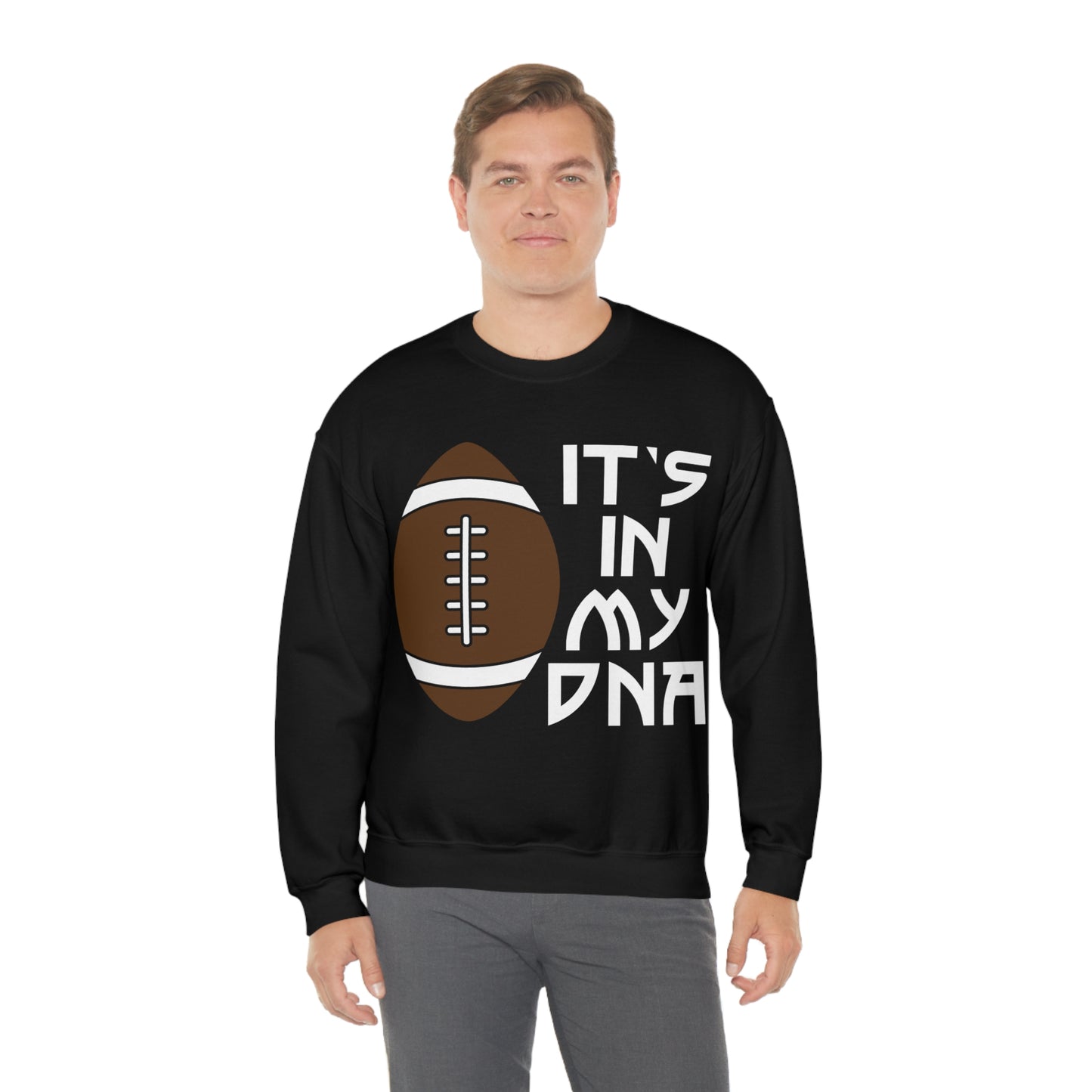 Football is in my DNA Crewneck Sweatshirt