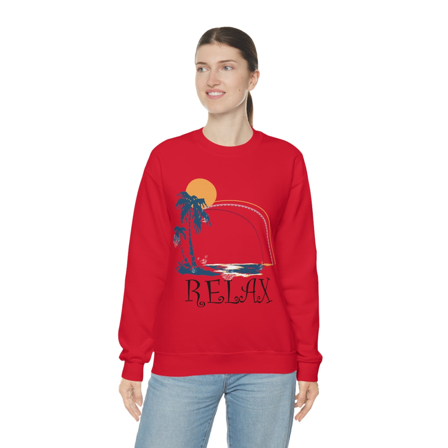 Relax Island Crewneck Sweatshirt