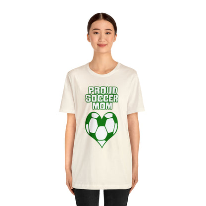 Proud -soccer-mom Heart T-Shirt