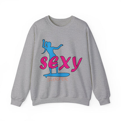 Sexy Surfer Crewneck Sweatshirt