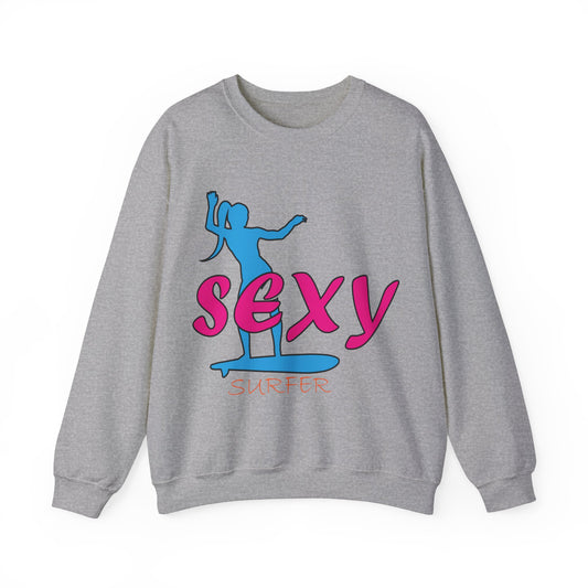 Sexy Surfer Crewneck Sweatshirt