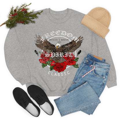 Freedom Spirit Eagle Crewneck Sweatshirt