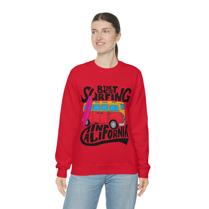 Best Surfing in California Crewneck Sweatshirt