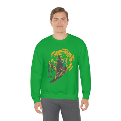 Surfs Up This Summer! Crewneck Sweatshirt