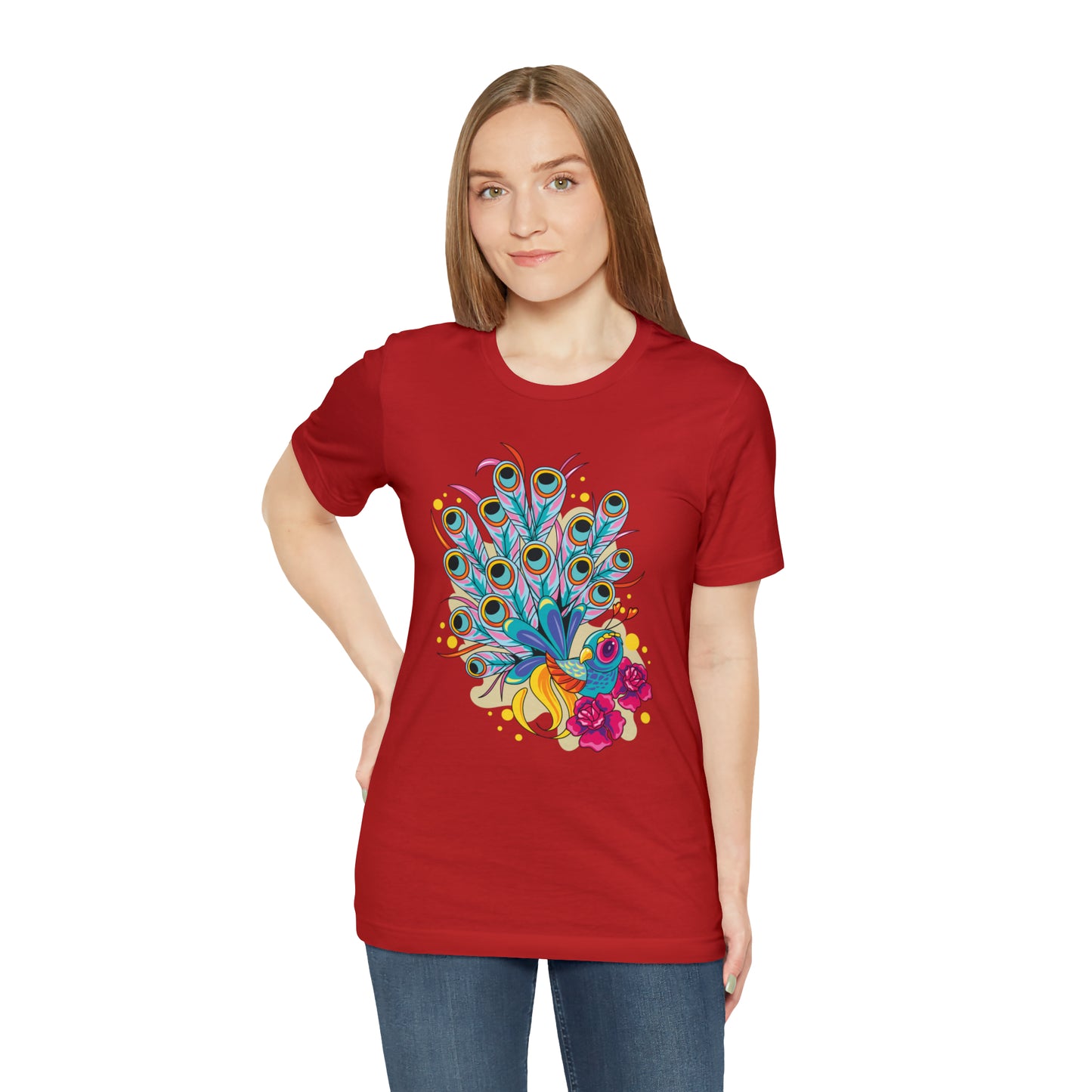 Colorful Peacock T-Shirt