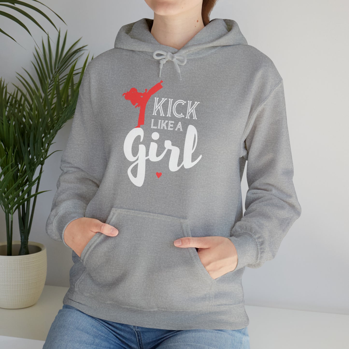 Kick Like A Girl Hoodie