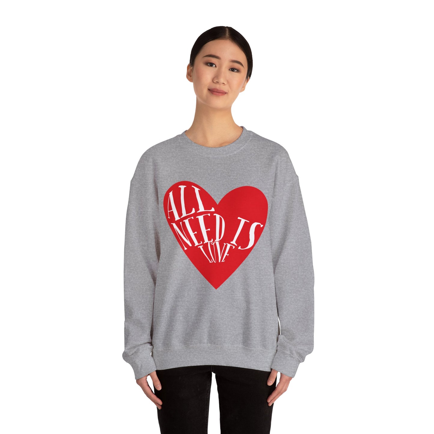 All-You-Need-Is-Love Crewneck Sweatshirt