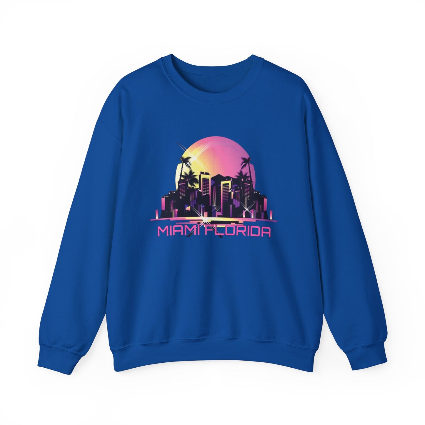 Miami Florida night life Crewneck Sweatshirt