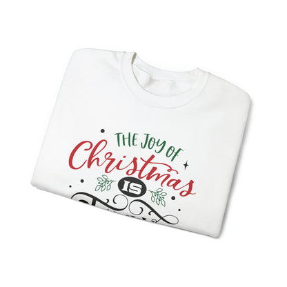 The joy of Christmas is family Crewneck Sweatshirt