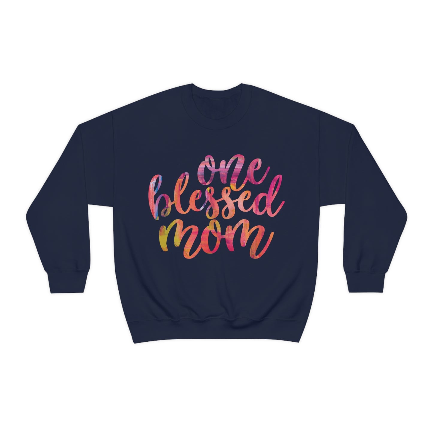 One blessed mom Crewneck Sweatshirt