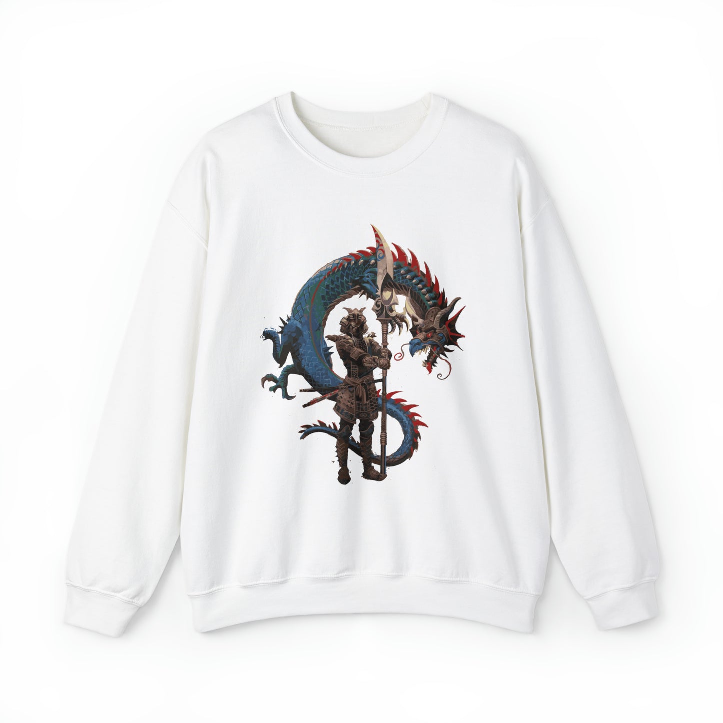 Colorful dragon guardian Crewneck Sweatshirt