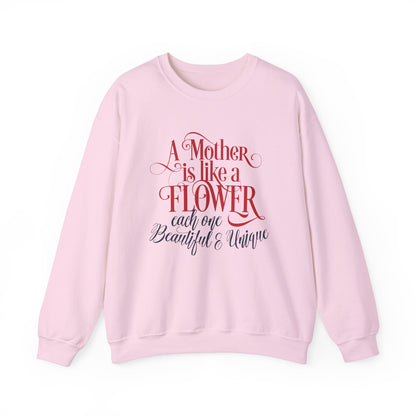 Mother-Is-Like-a-Flower Crewneck Sweatshirt