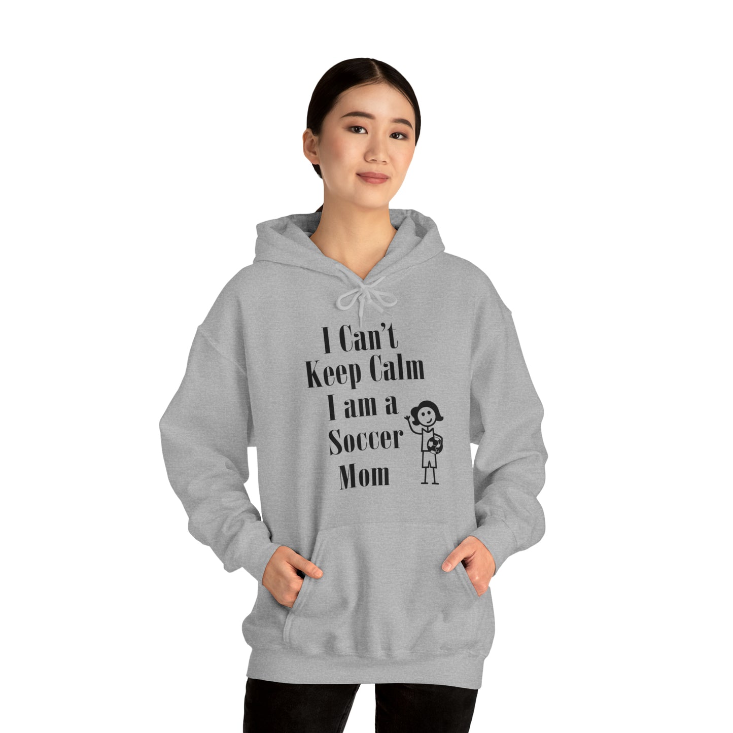 I can't keep calm I'm a soccer mom Hoodie