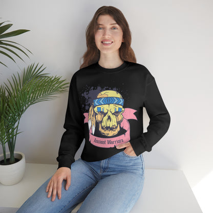 Ancient Warrior Skull Chief Crewneck Sweatshirt