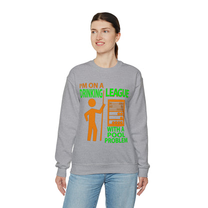 DRINKING POOL LEAGUE Crewneck Sweatshirt