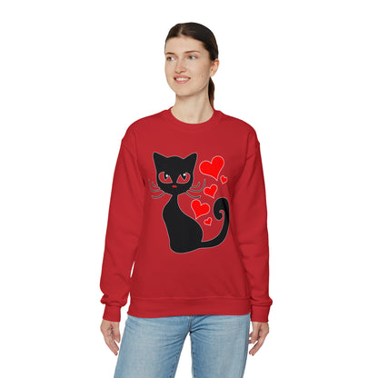 Sexy black cat Crewneck Sweatshirt