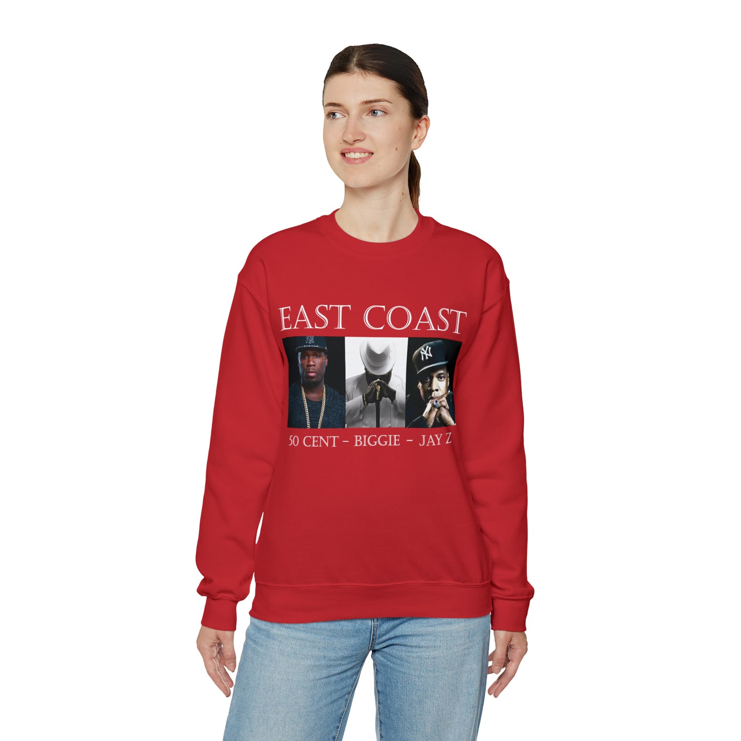 East Coast rappers Crewneck Sweatshirt