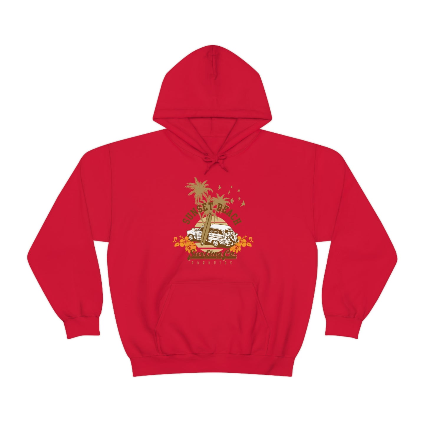 Sunset Beach Surfing Paradise Hoodie