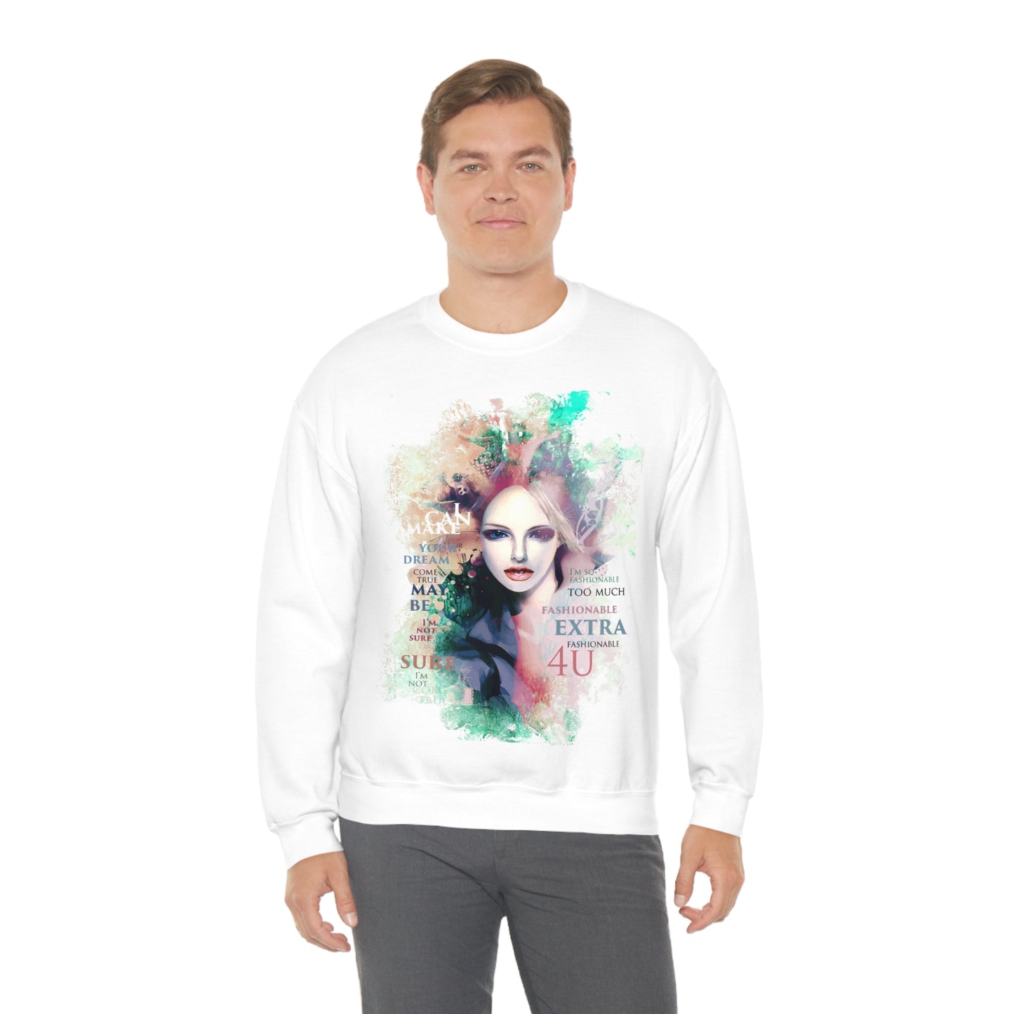 Fashionable Extra Crewneck Sweatshirt