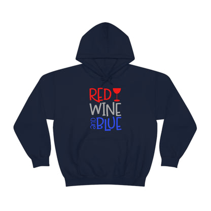 Red Wine Blue Hoodie